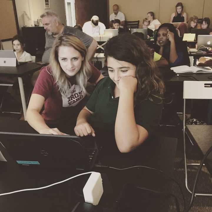 Picture of the students from our October 2018 scratch class.
